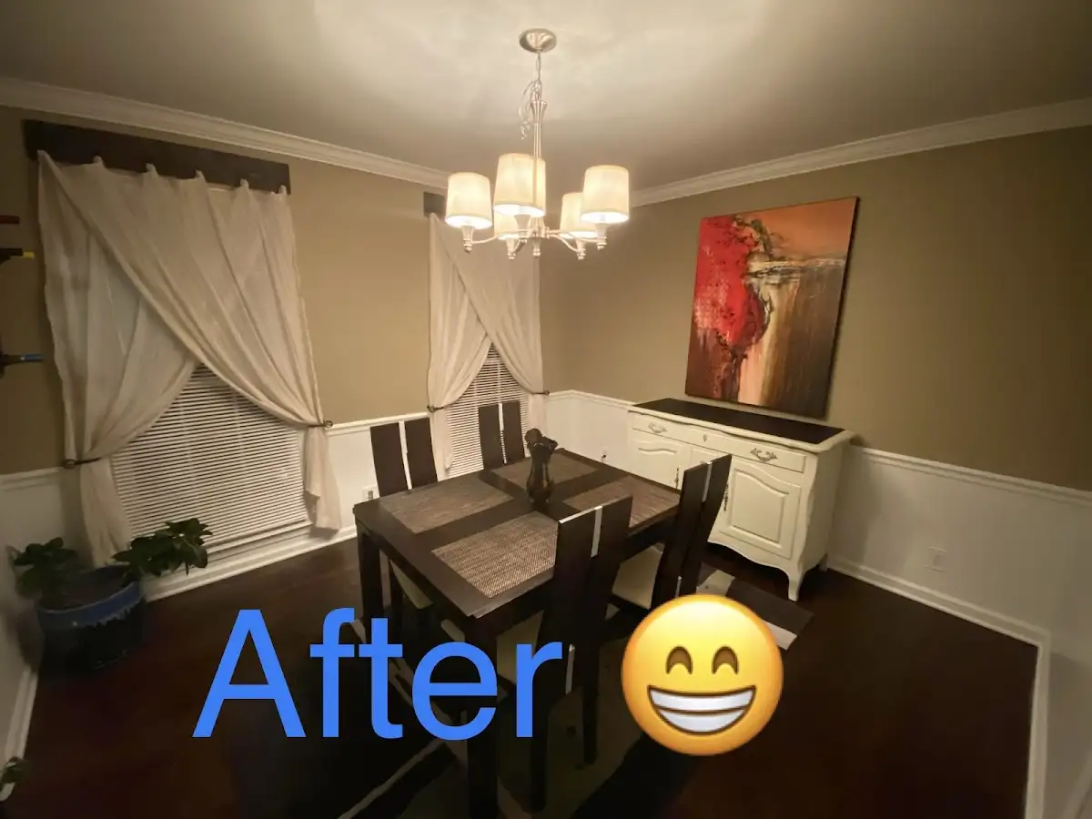Professional dining room restoration after water damage in Reynolds